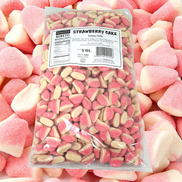 Strawberry Cake Gummi Puffs 5lb – Blair Candy Company