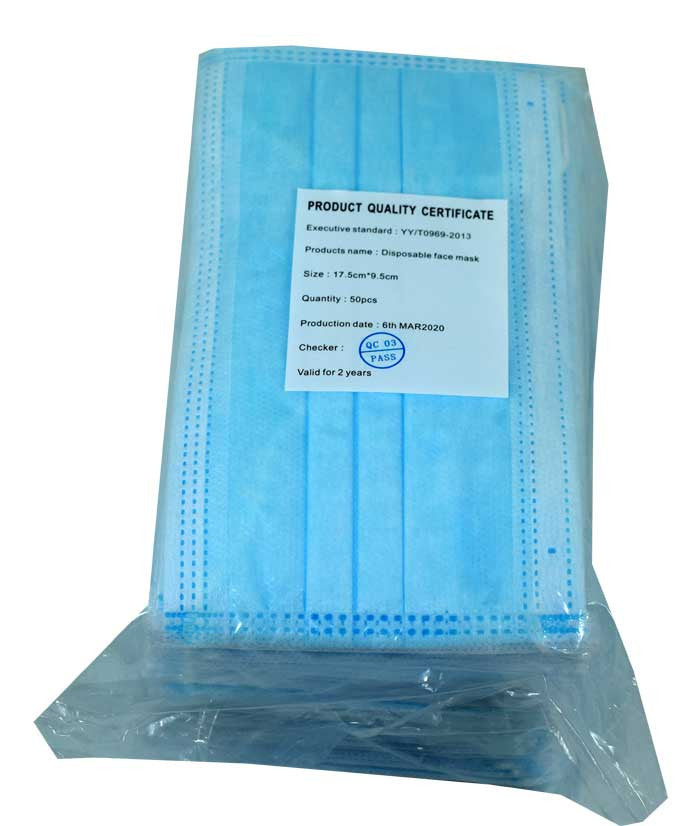 Face Masks Disposable 50 Count (3 PLY)