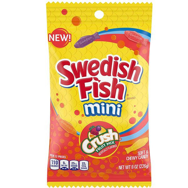 Swedish Fish Crush Assorted 8oz Bag
