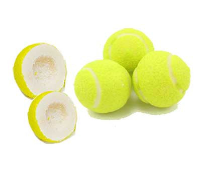 Tennis Ball Bubble Gum Balls 100 Count