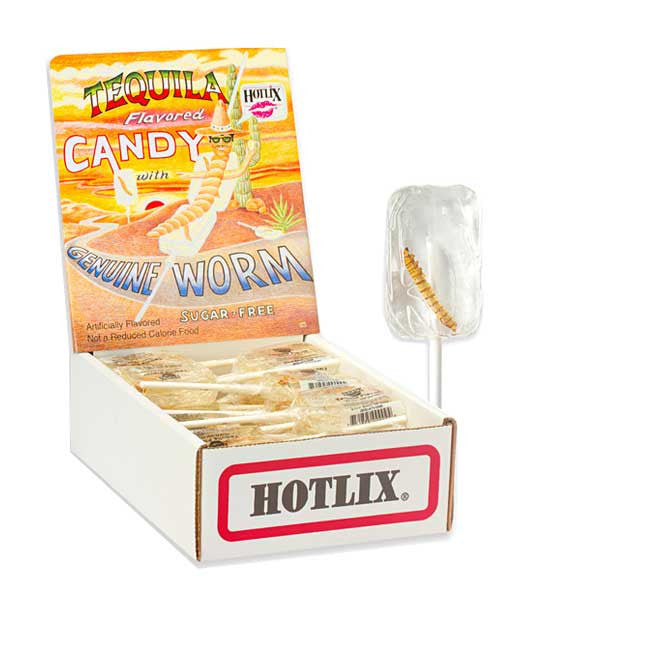 Tequila Worm Lollipops 36 Count