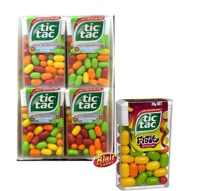 Tic Tac Fruit Adventure 12 Pack