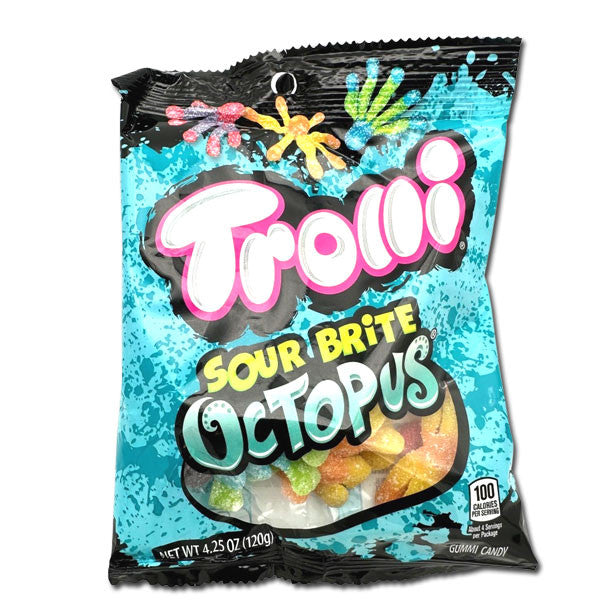 Trolli Sour Brite Gummi Octopus