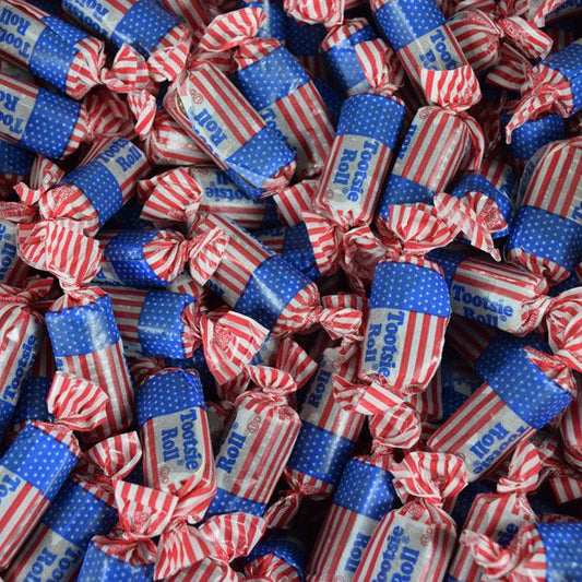 Tootsie Midgees USA Patriotic 30lb Bulk