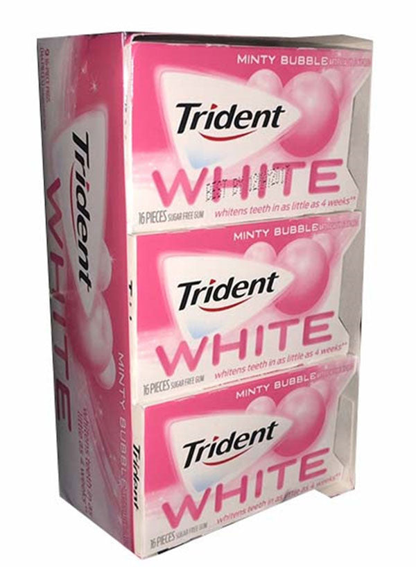 Trident White Minty Bubble 9 Count
