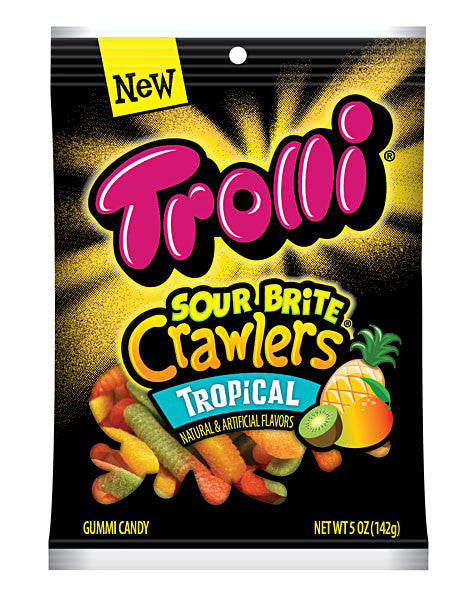 Trolli Brite Crawlers Tropical 5oz Bag