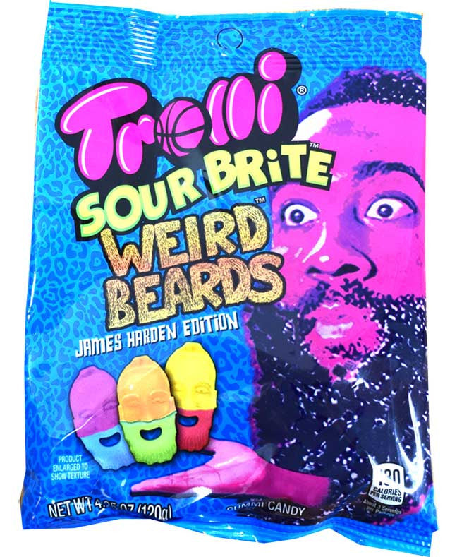 Trolli Sour Brite Weird Beards James Harden Edition