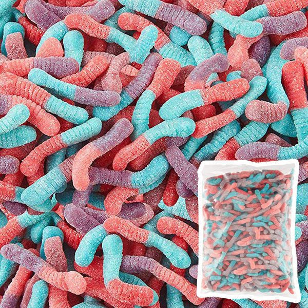 Trolli Sour Worms Very Berry 5lb Bulk