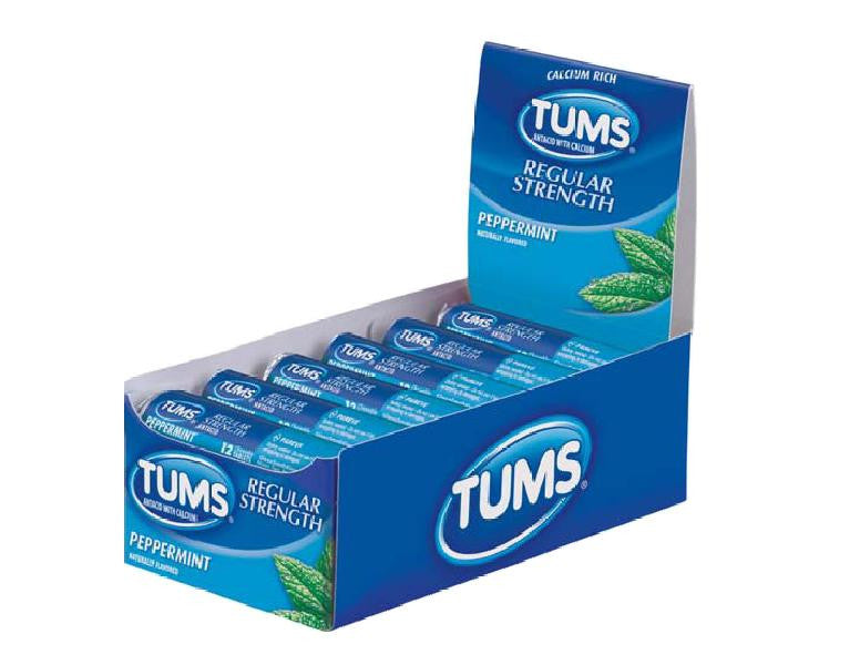 Tums Peppermint 12 CT