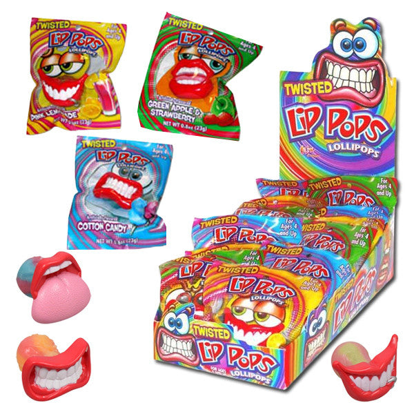 Twisted Lips Lollipops