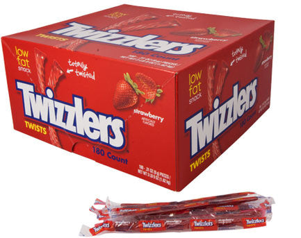 Twizzler Strawberry Twists Singles 180ct