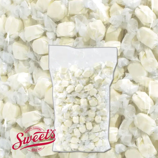 Vanilla salt water taffy by Sweet's Candy Company