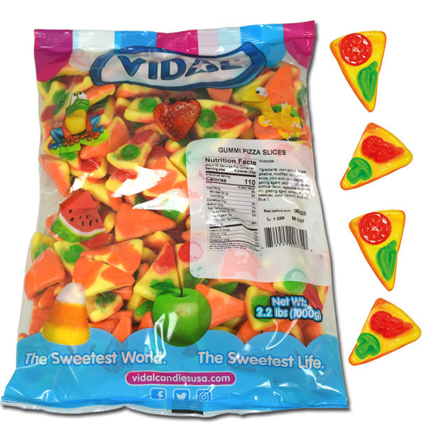 Gummi Pizza Slices Vidal