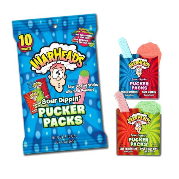 Warheads Pucker Packs 3oz