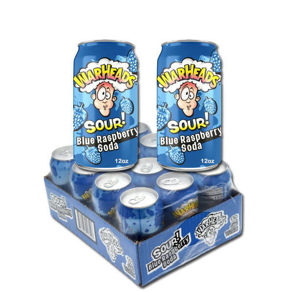 Warheads Blue Raspberry Soda Pop