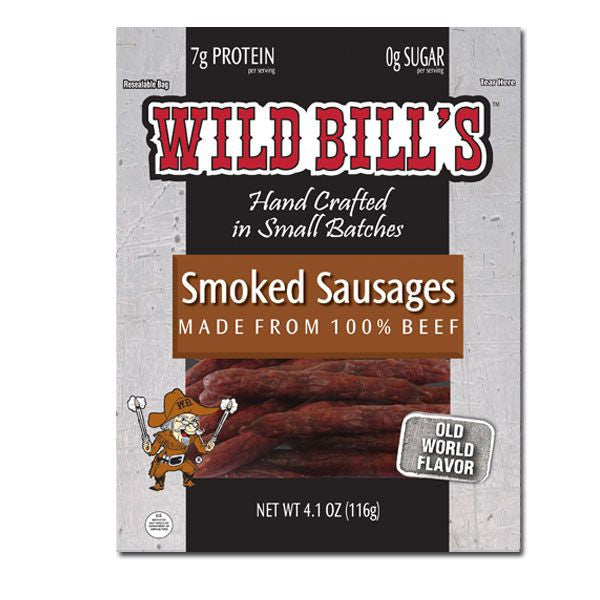 Wild Bills Smoked Sausage 4.1oz Bag