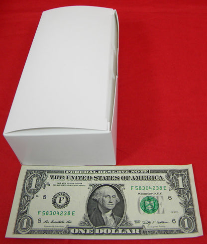 1lb White Empty Candy Box 25 Count