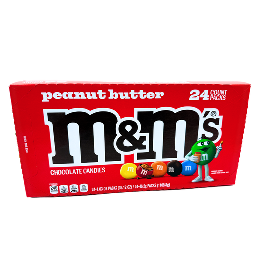 M&M's Peanut Butter - 1.63oz / 24ct