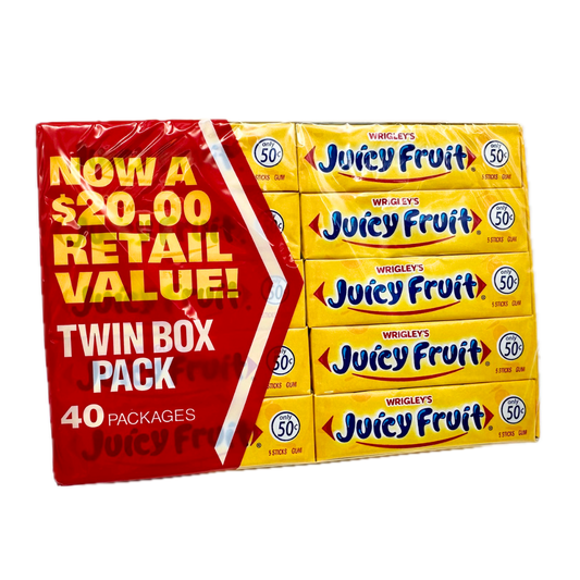 Wrigley's Juicy Fruit Gum - 5pc / 40ct