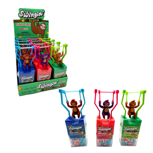 Swingin' Sloth Chewy Candy - 0.49oz / 12ct