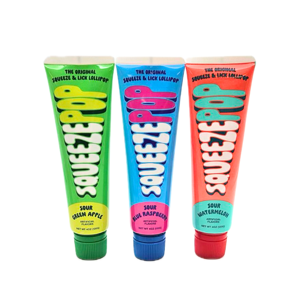 Squeeze Pop Squeeze and Lick Lollipop - 4oz / 12ct