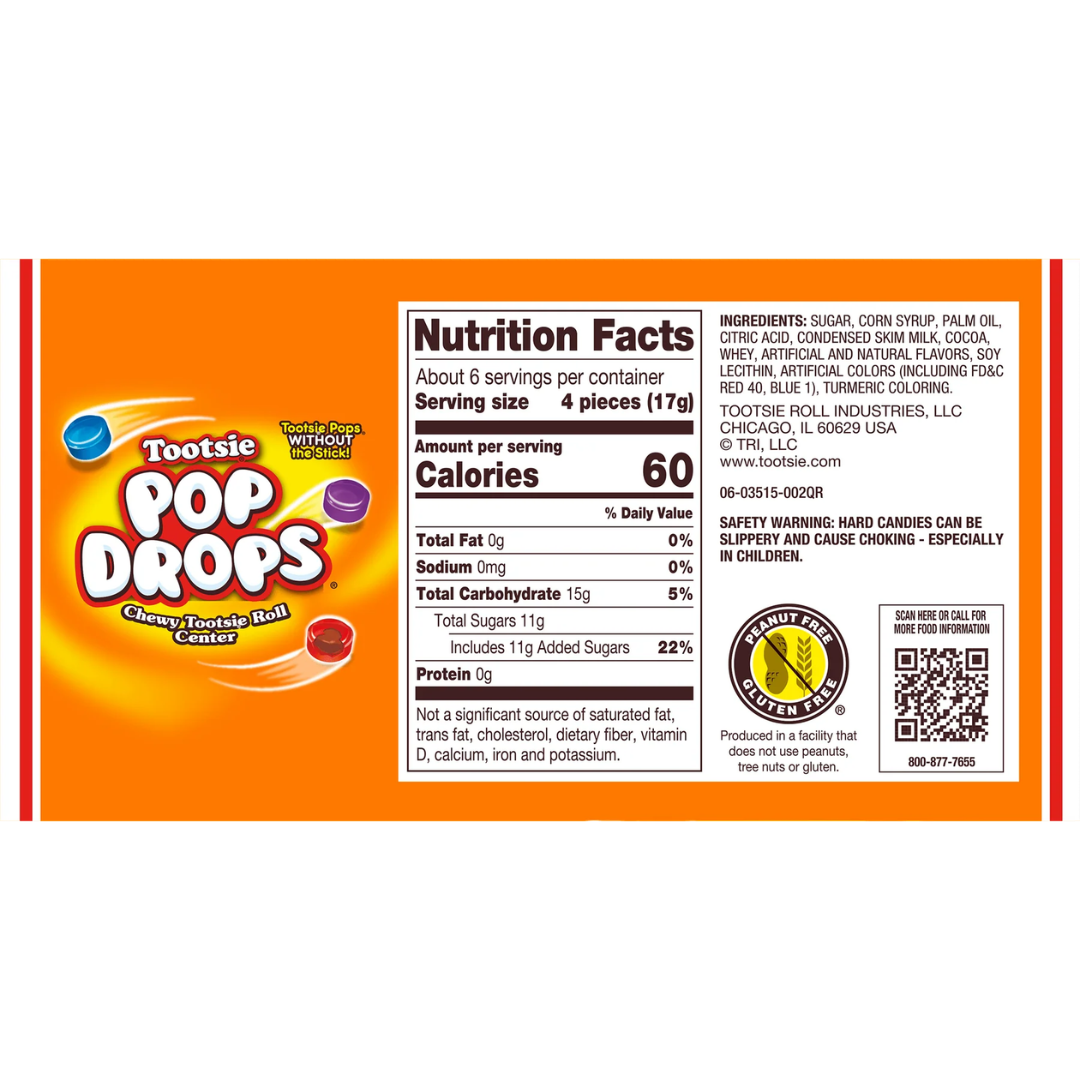 Tootsie Pop Drops - 3.5oz