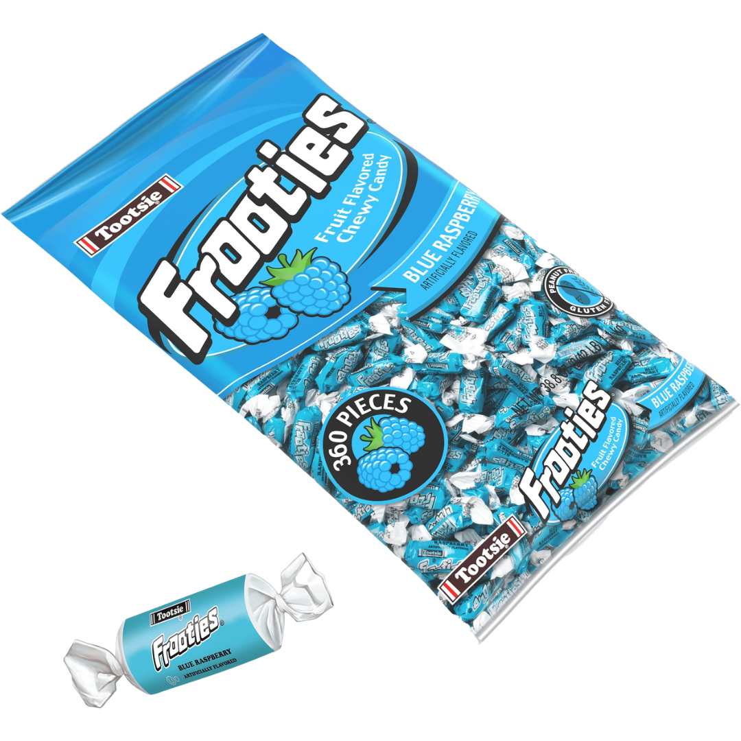 Blue Raspberry Tootsie Frooties - 360ct