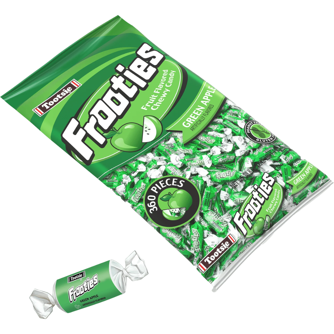 Green Apple Tootsie Frooties - 360ct