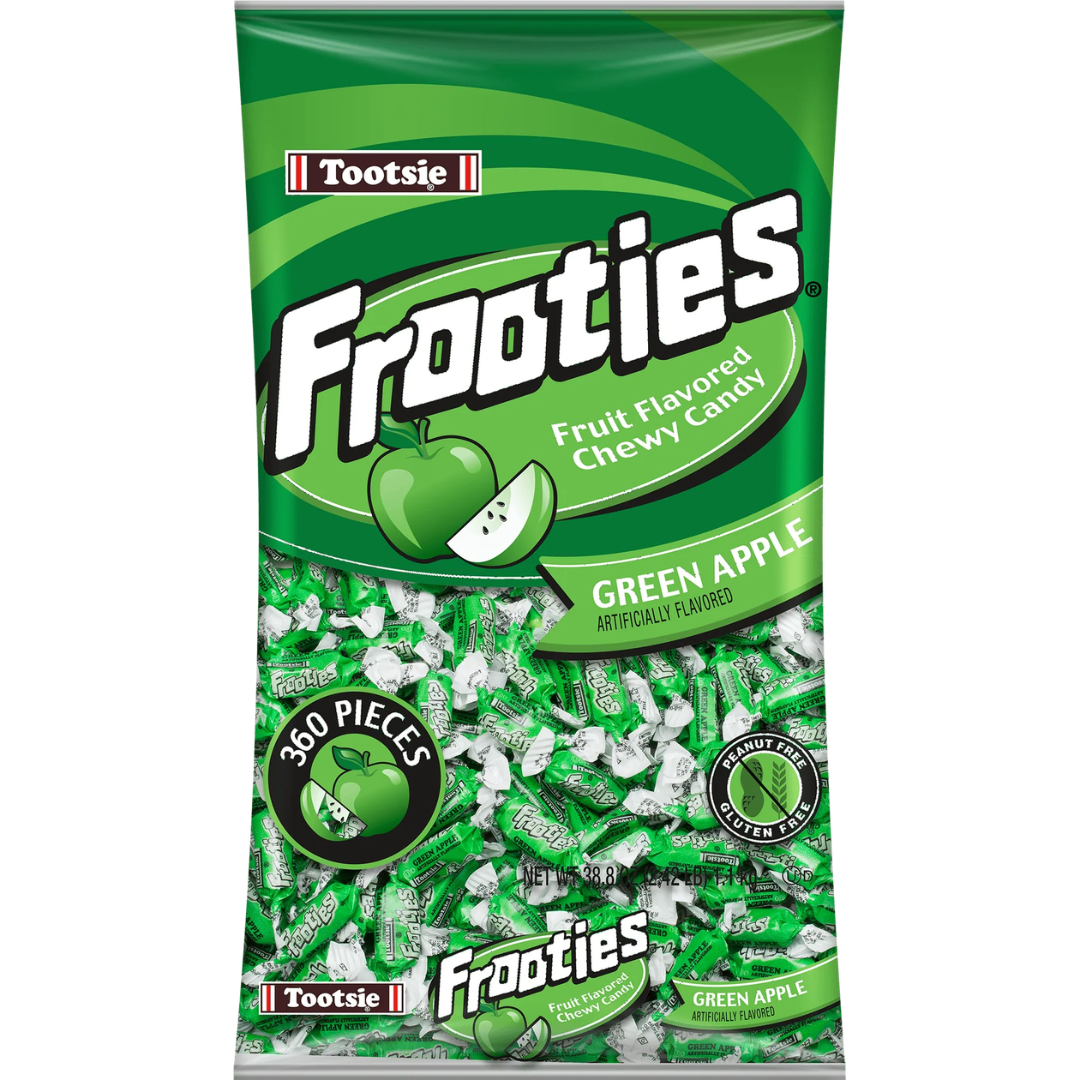 Green Apple Tootsie Frooties - 360ct
