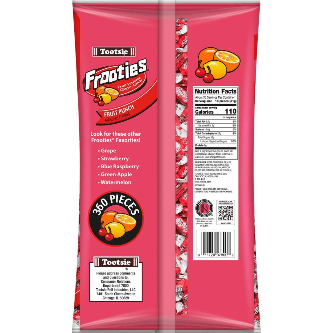 Strawberry Tootsie Frooties - 360ct