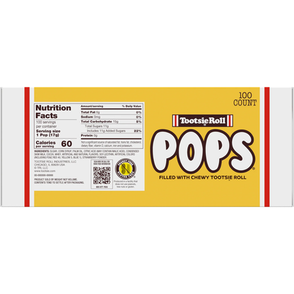 Assorted Tootsie Roll Pops - 100ct