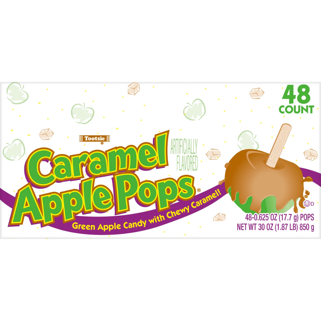 Tootsie Caramel Apple Pops - 0.625oz / 48ct