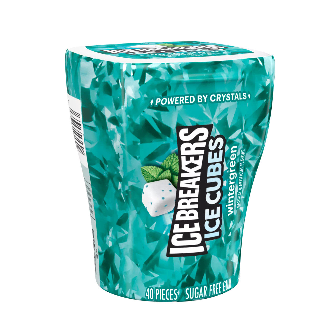 ICE BREAKERS Ice Cubes Wintergreen Sugarfree Gum - 40pc / 6ct