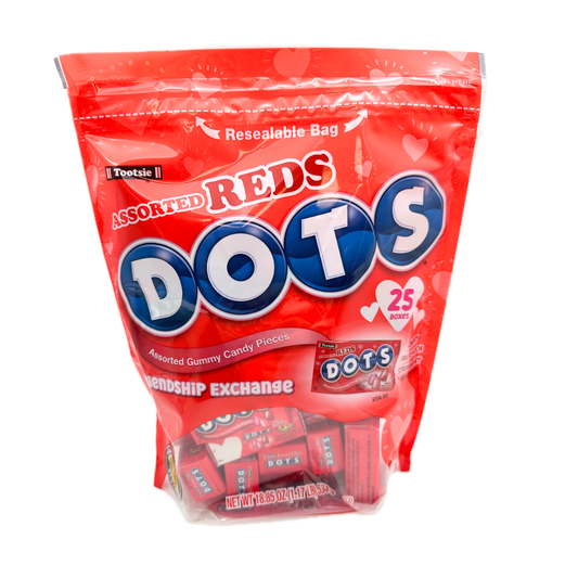 DOTS Valentines Day Assorted Reds - 18.85oz / 25pc