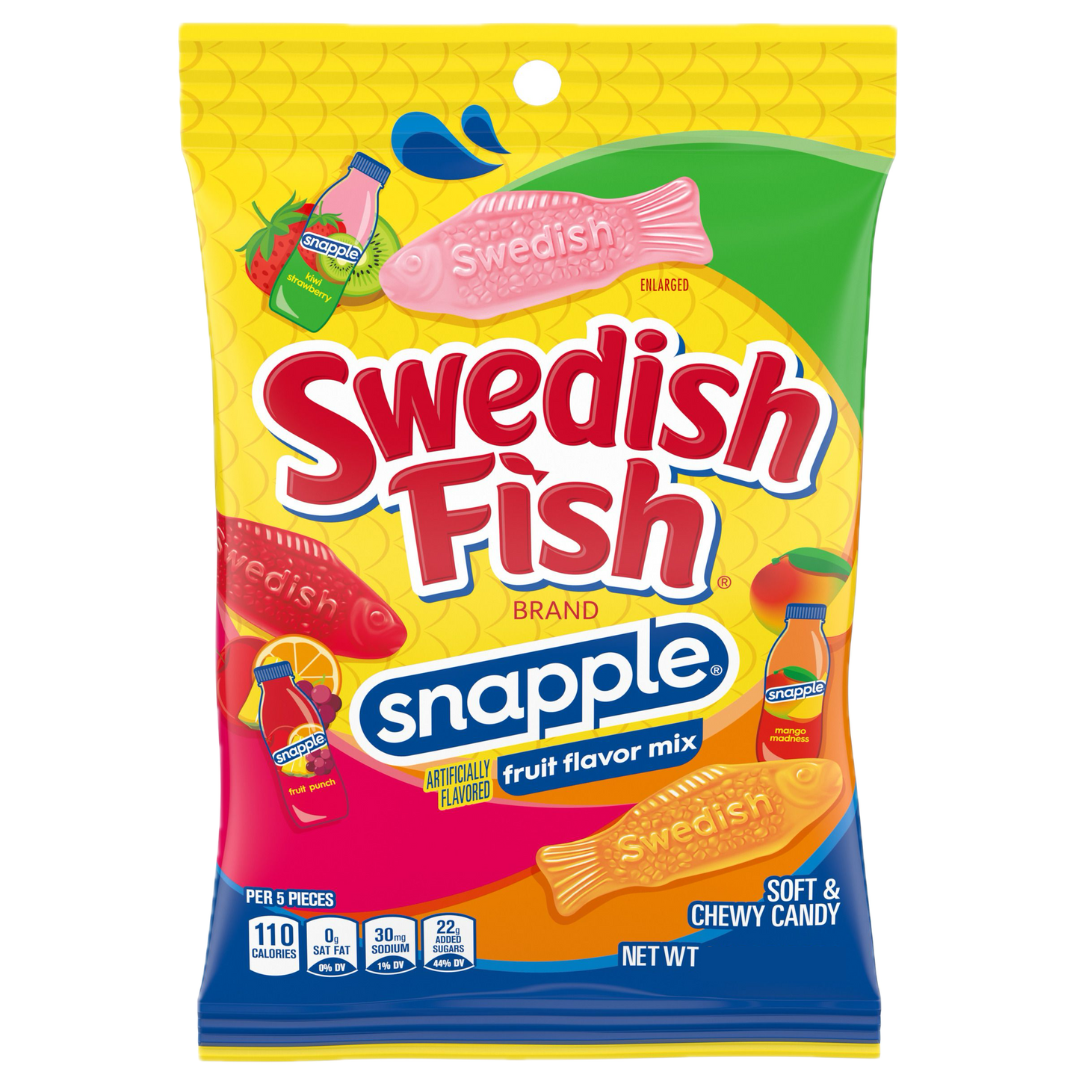 Swedish Fish Snapple Fruit Flavor Mix - 3.59oz