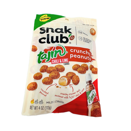 Snak Club Tajin Crunchy Peanuts - 4oz