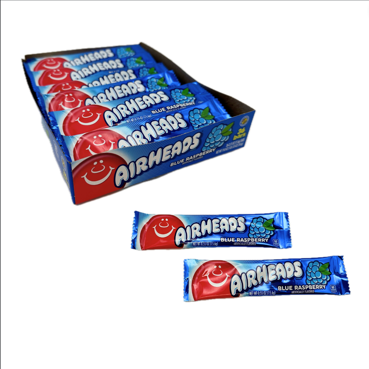 AirHeads Taffy 36ct - Blue Raspberry – Blair Candy Company