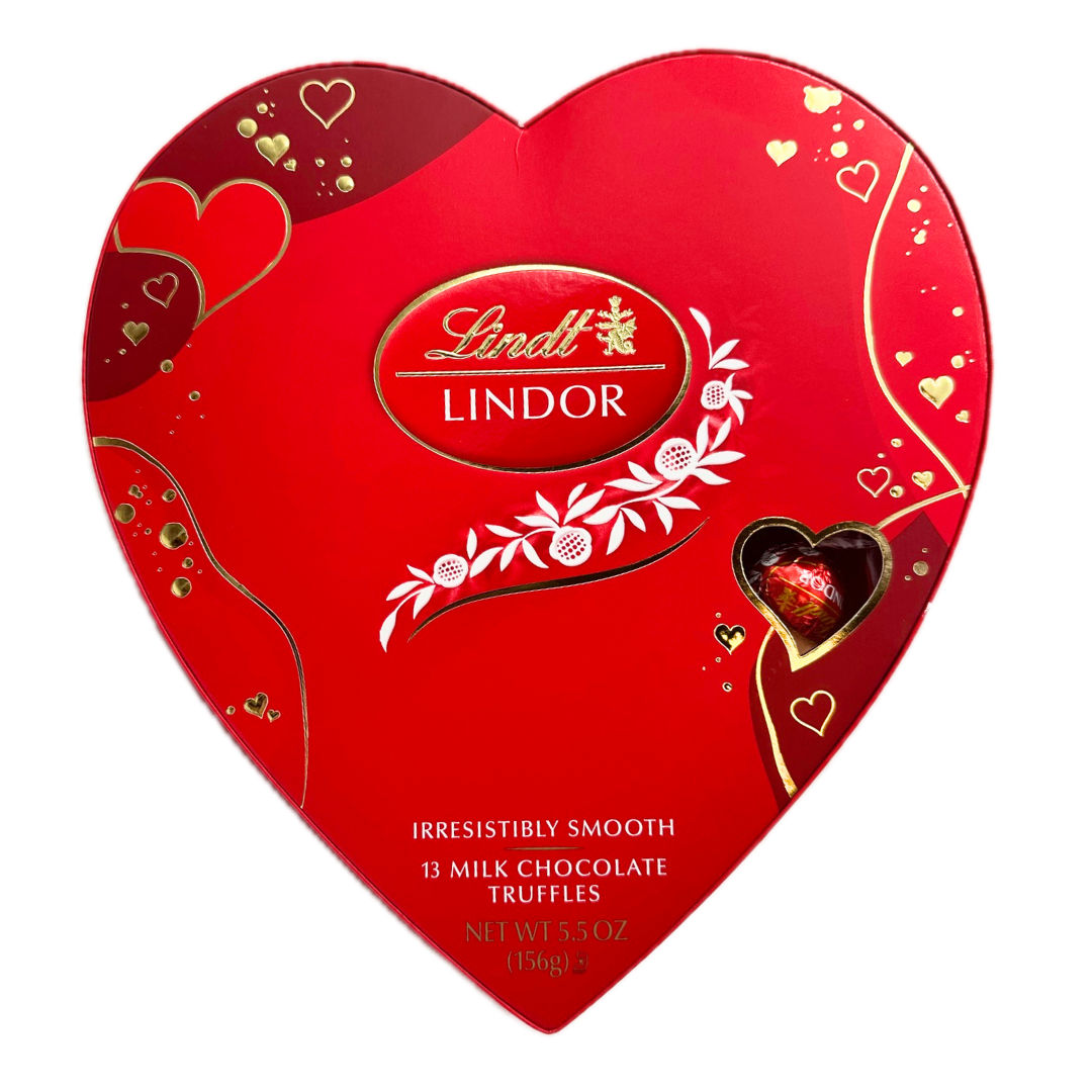 Lindt Lindor Valentine's Day Milk Chocolate Truffles - 5.5oz / 13ct