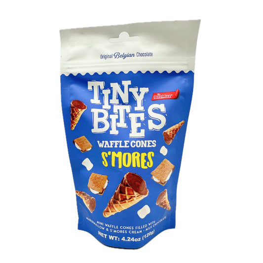 Tiny Bites Mini S'Mores Waffle Cones - 4.24oz