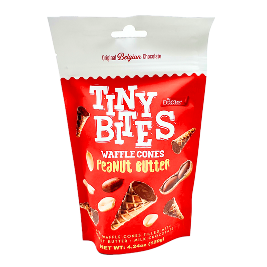 Tiny Bites Mini Peanut Butter Waffle Cones - 4.24oz