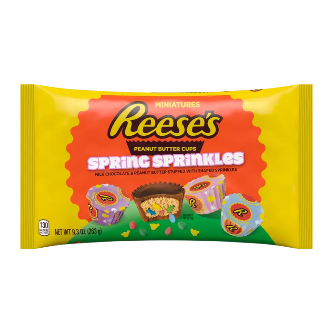 Reese's Spring Sprinkles Miniatures Peanut Butter Cups - 9.3oz