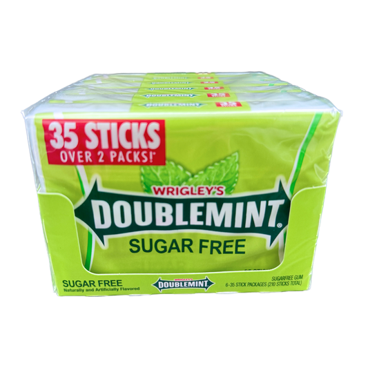 Wrigley's Doublemint Sugar Free Chewing Gum - 35ct