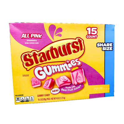 Starburst All Pink Gummies Share Size - 3oz / 15ct