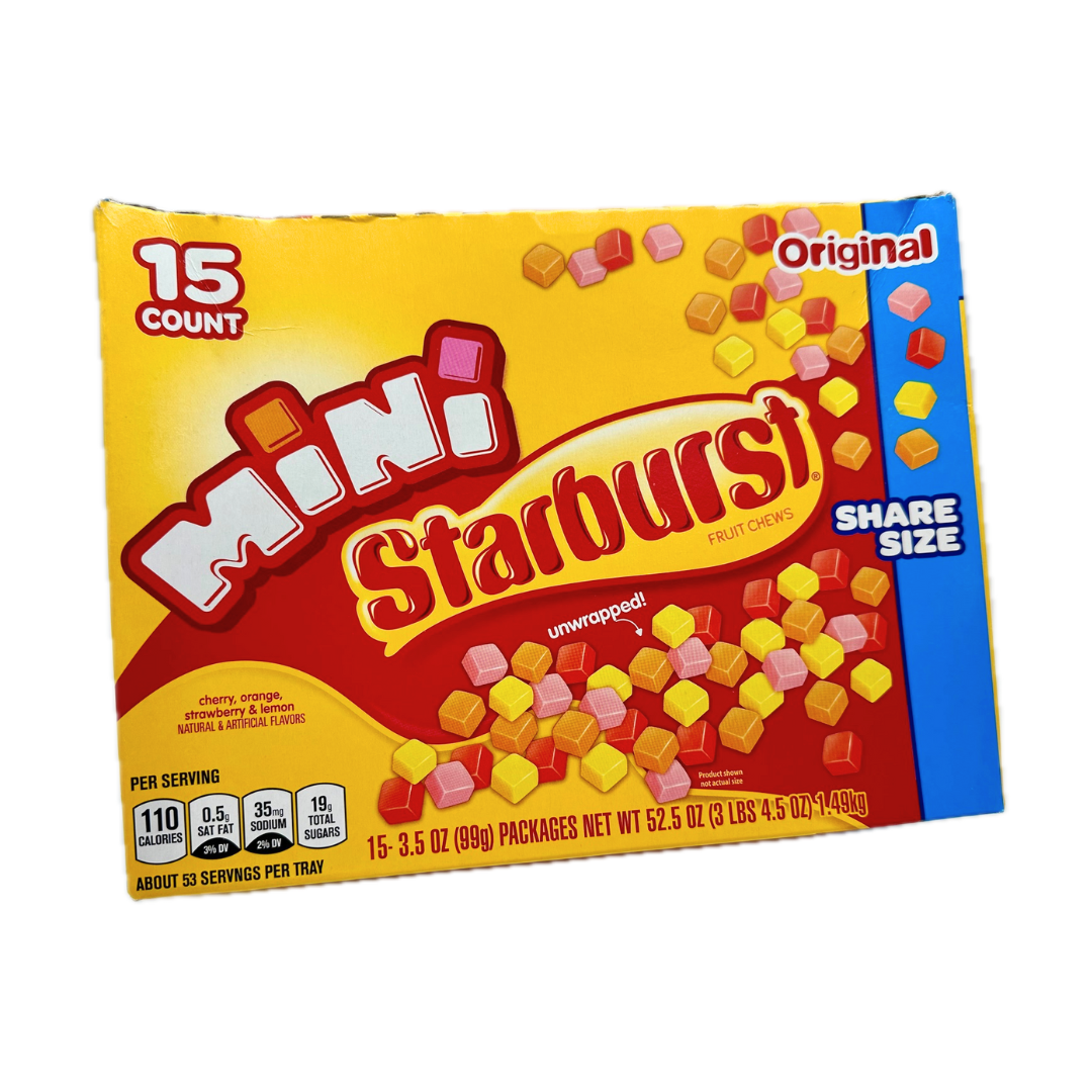 Starburst Original Mini Fruit Chews Share Size - 3.5oz / 15ct