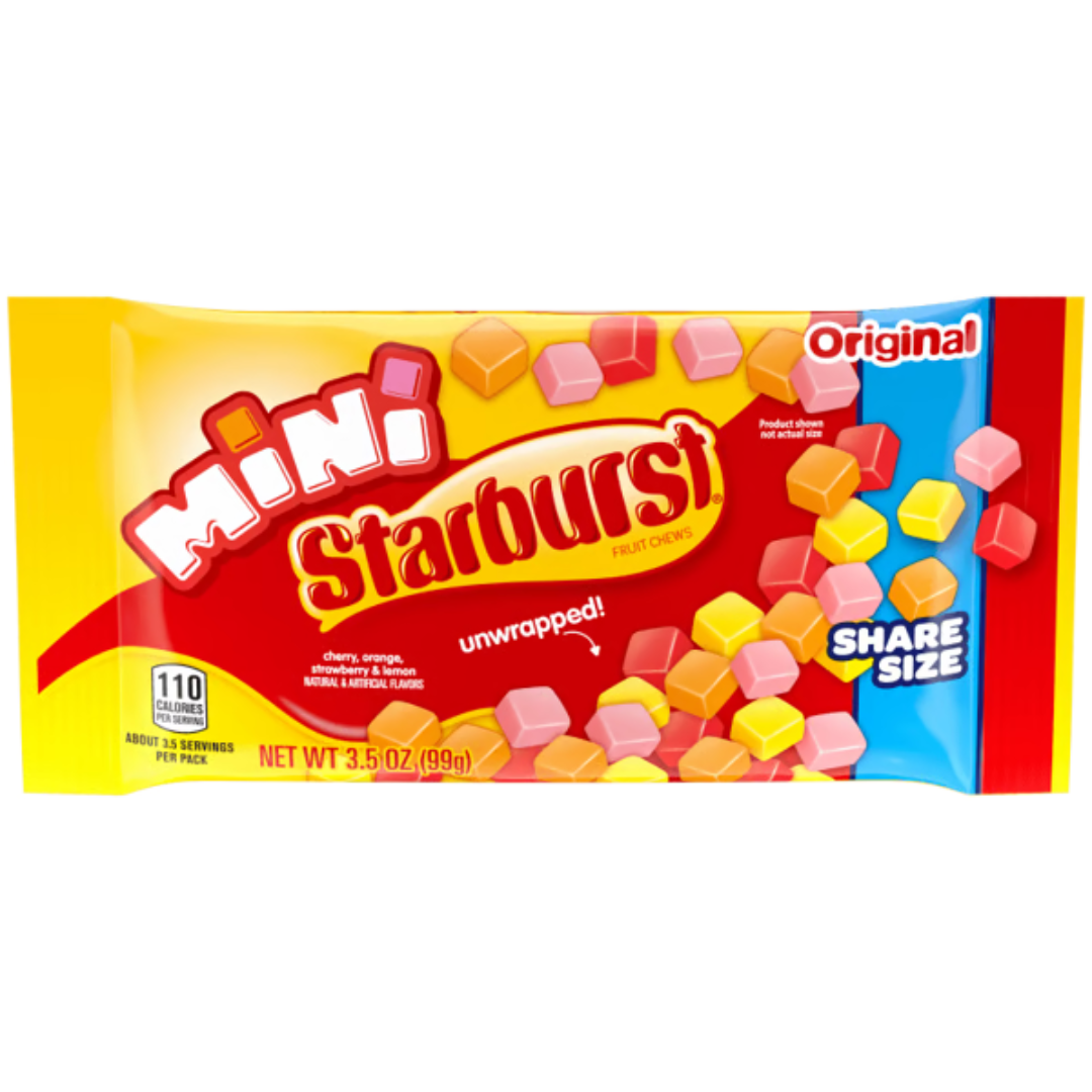 Starburst Original Mini Fruit Chews Share Size - 3.5oz / 15ct