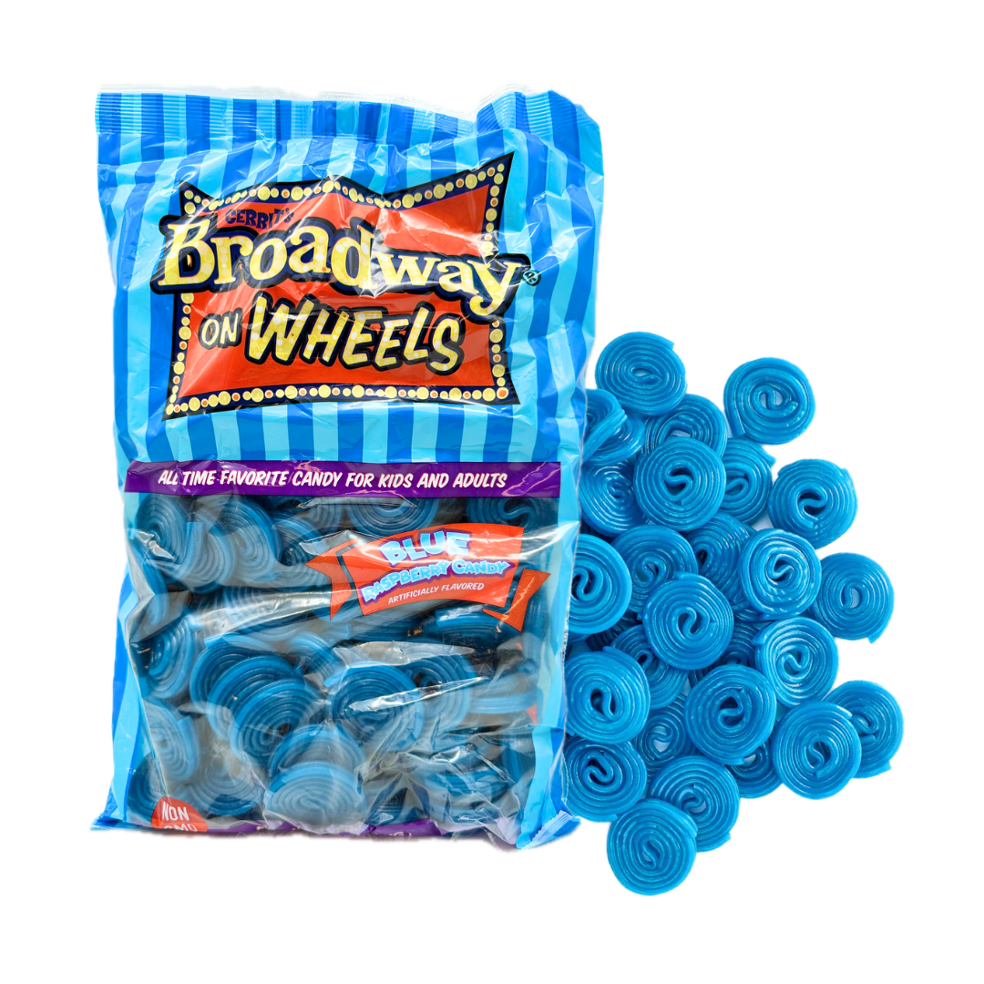 Broadway Wheels Blue Raspberry - 4.4lb – Blair Candy Company