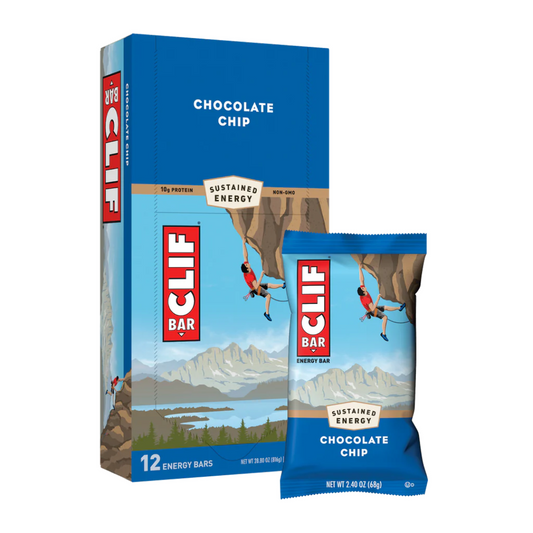 CLIFF BAR Chocolate Chip - 2.4oz / 12ct