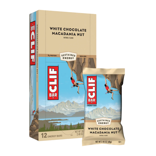 CLIFF BAR White Chocolate Macadamia Nut - 2.4oz / 12ct