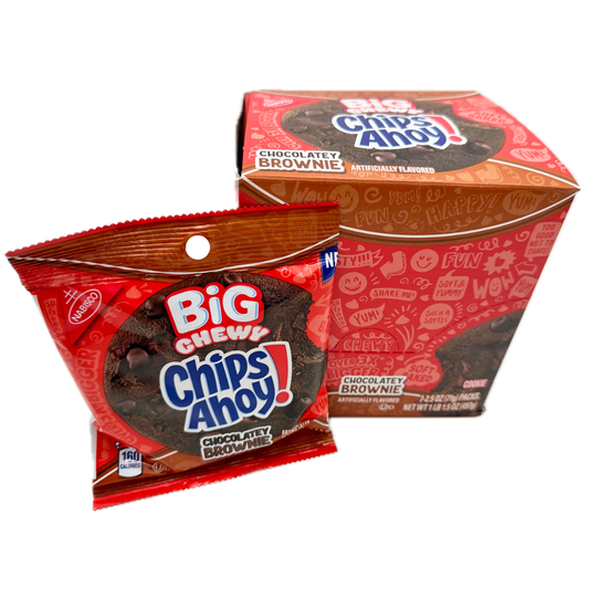 Chips Ahoy! Chocolatey Brownie Big Chewy Chocolate Chip Cookies - 2.5oz / 7ct