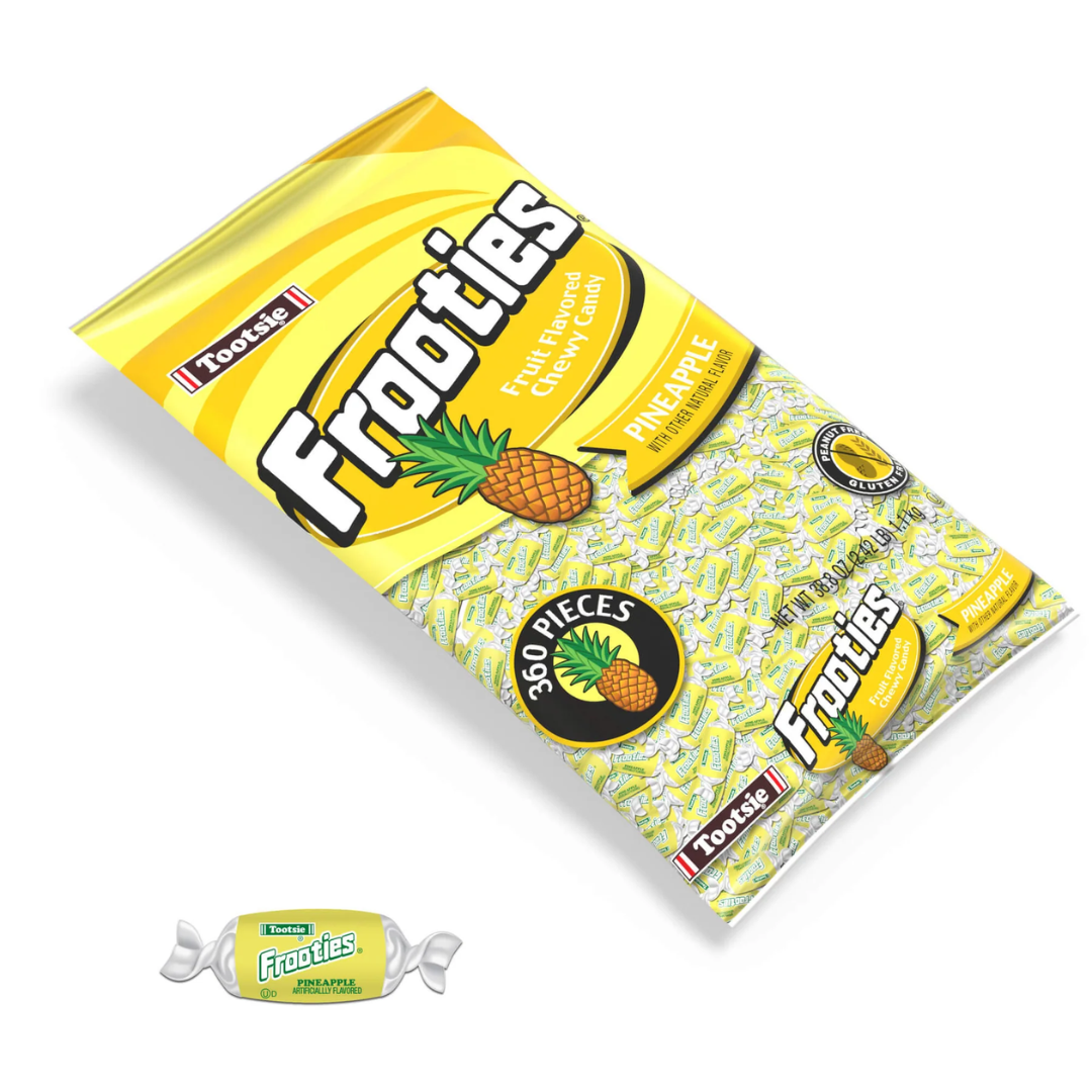 Pineapple Tootsie Frooties - 360ct